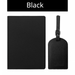 &Uuml;hev&auml;rviline PU-nahast pagasisildi passihoidja komplekt Passi kaitsekatte kaitsja reisi kaasaskantav ID krediitkaardihoidja