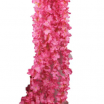 Rippuvate kunstlillede vanikutaim Lilleviinapuu pulmapeo kodukaunistus roosa