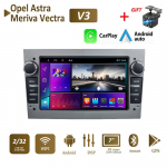 Autoraadio Android Opel jaoks para Astra Meriva Vectra Antara Zafira Corsa 2 DIN Multimeedia Carplay GPS 2+32GB 2+32GB hall