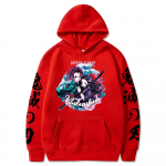 Anime Hoodies Demon Slayer Hoodie Oversize meeste dressipluusid Kapuutsiga dressipluusid Unisex tr&uuml;kitud pullover T&auml;navar&otilde;ivad meeste r&otilde;ivad S