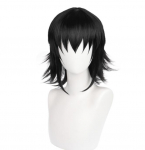 43 cm must parukas Cosplay Demon Slayer Kimetsu no Yaiba Makomo naiste kost&uuml;&uuml;m kuumakindlad s&uuml;nteetilised juuksed Halloweeni peo parukad One Size must