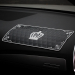 1 tk 30x15cm lahe libisemisvastane matt mobiiltelefonile mp4 pad GPS kroon libisemisvastane auto kleepuv silikoongeel armatuurlaud kleepuv Crown