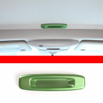 For Toyota Tacoma 2016-22 ABS green Car Gear Dashboard Steering Wheel Center Control Storage Cover trim Sticker Car 21 gray