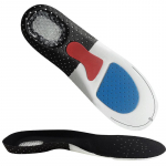 L&otilde;ikatavad silikoonsisetallad kingadele meestele naistele Orthotic Arch Support Spordijalatsite padi Pehme Jooksu Insert Padi m&auml;luvahust sisetald 41-42 must