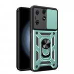 KEYSION p&otilde;rutuskindel soomus&uuml;mbris Tecno Spark 10 10 Pro 4G liugkaamera objektiivi kaitser&otilde;nga telefoni kate Infinix Note 12 G96 jaoks for Spark 10 4G punane