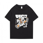 Jaapani Anime T-s&auml;rk Luffy gear 5Pure Summer Cotton Oversized Meeste T-s&auml;rk Street Fashion Unisex T-s&auml;rk S