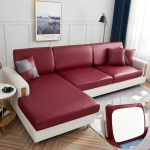 Veekindel Pu Funiture Protector Diivanipadja kate nurgadiivan istmepadi libisemiskate Elastne &uuml;hev&auml;rviline diivanikate back cushion sinine