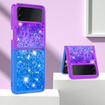 P&otilde;rutuskindel v&auml;rvigradient&uuml;mbris Samsung Galaxy Z Flip 5 Flip 4 Flip 3 5G &uuml;mbrisele Diamond Bling l&auml;bipaistev silikoonkate Galaxy Z Flip5 jaoks Galaxy Z Flip 4