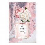 Moodne mood Lillede parf&uuml;&uuml;mipudeli kunst l&otilde;uendil Maalimine hinnapakkumised Ahhaatplakatitr&uuml;kk Seinapildid Kodukujundus Quadro Cuadros Ilma raamita 21*30cm