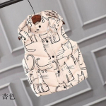 Tank Top laste s&uuml;gis- ja talve multifilmide lastevest Meeste ja naiste sulejope, keskmine ja suur laste paksendatud mantel kapuuts 100 aprikoosi