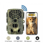 2,5-tolline jahikaamera (8 kuud ooterežiimis) 5-megapiksline Wi-Fi Bluetooth-j&auml;lgimiskaamera Ip66 Ir Night Vision v&auml;likaamera Camouflage Green