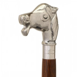 Premium Wood Walking Cane Stick Beautiful Horse Head Silver, Gold, Antique Head 91.44 cm 91.44 cm