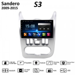 9-tolline Android Carplay Renault Logan I Sandero 2009-2015 autoraadio multimeedia videopleier GPS-navigatsioon WIFI 2+32GB 2+32GB