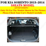 Veekindel auto pagasiruumi matt, pagasiruumi matt, pagasiruumi vaibakate KIA Soul Sorento Sportage R Niro K5 Optima K3 K4 KX3 jaoks All Black yellow
