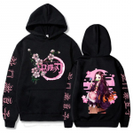 Kimetsu No Yaiba Demon Slayer Hoodies Anime Kamado Nezuko Graphics Print Harajuku Kapuutsiga dressipluus Unisex Y2k Riided Sudadera S