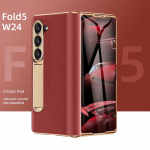 Luksuslik ehtsast nahast &uuml;mbris Samsung Galaxy Z Fold 5 Nappa kate jaoks Galaxy Z Fold 4 Stand p&otilde;rutuskindel kaitsekate Galaxy Z Fold3
