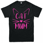 Cat Mum T-s&auml;rk Funny Kitten Crazy Cat Lovers Armas loomade naljakas topp S