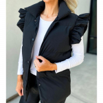 Naiste talvised paksud soojad vestid mantlid naistele vabaaja varrukateta &otilde;uejoped Chalecos para mujeres XL