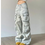 2024. aasta uued High Streeti mitmetaskulised t&ouml;&ouml;teksad Meeste lahtised sirged, laia s&auml;&auml;rega vabaaja p&uuml;ksid S