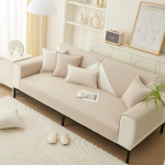 Solid Color Technology Vee- ja lekkekindel diivanipadja kate igaks aastaajaks, libisemiskindel pehme diivanipadi 70*70