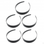 5Pieces Fashion Plain Lady Plastic Hair Band Headband diy
