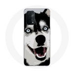 &Uuml;mbris Oppo A74 5G Siberian Husky Blue Eyes jaoks