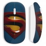 Juhtmeta hiir Supermani koomiksilogo