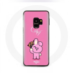 Coque pour Samsung Galaxy S9 Plus BTS Bangtan Sonyeondan BT21 Shooky Suga Et Cooky Jungkook
