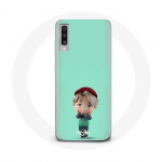 Coque pour Samsung Galaxy A50 BTS TinyTAN Animation Jimin