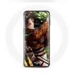 Coque pour Samsung Galaxy S9 Plus Attaque des Titans Levi Ackerman