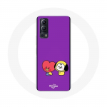 Coque pour Vivo Y72 BTS Bangtan Sonyeondan BT21 Tata V Chimmy Jimin