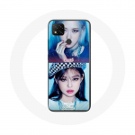 Coque pour Xiaomi Redmi 9C Blackpink Groupe K-pop Filles Jennie et Ros&eacute; Lovesick girls poster the al