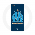 Coque pour Huawei P8 Olympique de marseille OM logo bleu