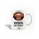 Mug en C&eacute;ramique Citation Morning Hot Stuff routine