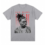 Lil Baby Hip Hop T-s&auml;rk Vintage Cotton Unisex T-s&auml;rk Uus TEE S&Auml;RK Naiste Topid Unisex L