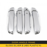 for Honda Civic FC G10 2016- Car Accessories Gate Door Handle Bowl Wrist Trim Chrome Cover Frame Sticker Decoration Gloss Silver A