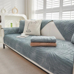 Paks soe diivanikate elutuppa Velvet pl&uuml;&uuml;s diivanimatt r&auml;tik libisemiskindel lamamistool Lounge L-kujuline diivani kate k&auml;etoe kate 70x70cm 1pc