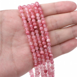 4/6/8/10 mm looduslikust kivist helmed P&auml;rsia jade s&uuml;nteetilised &uuml;mmargused lahtised vahehelmed kaelakee k&auml;ev&otilde;ru DIY ehete valmistamiseks 4mm 90pcs