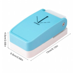 Olulised k&otilde;rvar&otilde;ngaaukude punch, vastupidavad k&otilde;rvar&otilde;ngad kaardipunner K&auml;sitsi valmistatud kaelakee paberist augustaja meisterdamiseks k&auml;sitsi valmistatud meisterdamiseks sinine