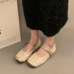 Naiste suvised kandilise varbaga sandaalid erksav&auml;rvilised balletisandaalid kontoris 3 cm 40 beež