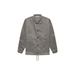 Fear of God Essentials SS22 Tuulejope &Uuml;hev&auml;rvilise Logoga ja Tuulekindlate Nuppudega Meeste &Uuml;ler&otilde;ivad Liiv-beež FOG-SS22-268 M gray