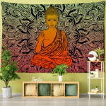 India Buddha Meditatsiooni T&scaron;akra Seinavaip Mandala Seinavaip N&otilde;idus Boheemlaslik Hippie Kodu Kaunistus Joogamatt Bl 150x130CM