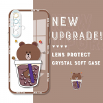 P&otilde;rutuskindel Cartoon Astronaut Crystal Case T&auml;iskaanega kaamerakaitse L&auml;bipaistev pehme telefoni korpus Huawei Honor iPhone Infinix Tecno jaoks Honor 20
