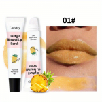6 v&auml;rvi Fruit Flavor Huulekoorija Huulekoorija Ministry Scrub Lighten Huulejooni Niisutav Care Huulepalsam Huulel&auml;ige 01#