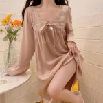 Suures suuruses imitatsioon siidist Hanfu suvine pikkade varrukatega pidžaamaseelik avar ja luksuslik, mis katab k&otilde;htu, sobib kodus &otilde;ues kandmiseks L