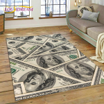 3D Rikas Dollar Euro Nael Raha Joonisfilm Vaip Magamistuppa Elutuppa Koju Diivani Kaunistus, Laste Suur Dekoratsioon P&otilde;randamatt 160cm x 230cm