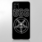 Pentagram 666 Demonic Satanic &uuml;mbris Samsung Galaxy A12 A02S A22 A32 A52 A72 A71 A51 A41 A31 A21 A11 A50 A70 A10S A20S kate Samsung A41