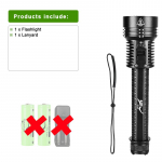 Super XHP220 V&otilde;imas LED Sukeldumislamp Professionaalne Veealune Sukeldumist&otilde;rvik IPX8 Veekindel Latern Kasutab 18650 Akut A-XHP220-without battery