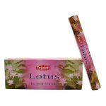 Tridev Agarbatti Lotus viirukipulgad | Hexa seeria | L&otilde;hn | P&uuml;hendunud | 6 Pkt * 20Gm Pooja/jumalateenistuse eest