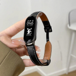 For Mi Band 8 Rihm XIAOMI Band 8 Kellarihm Magnetic Ehtne nahk Vahetage randmepael Uus moepunk For MiBand 8